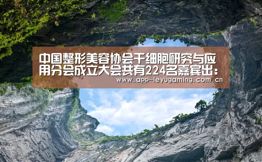 中国整形美容协会干细胞研究与应用分会成立大会共有224名嘉宾出:乐鱼app(图1) 乐鱼体育